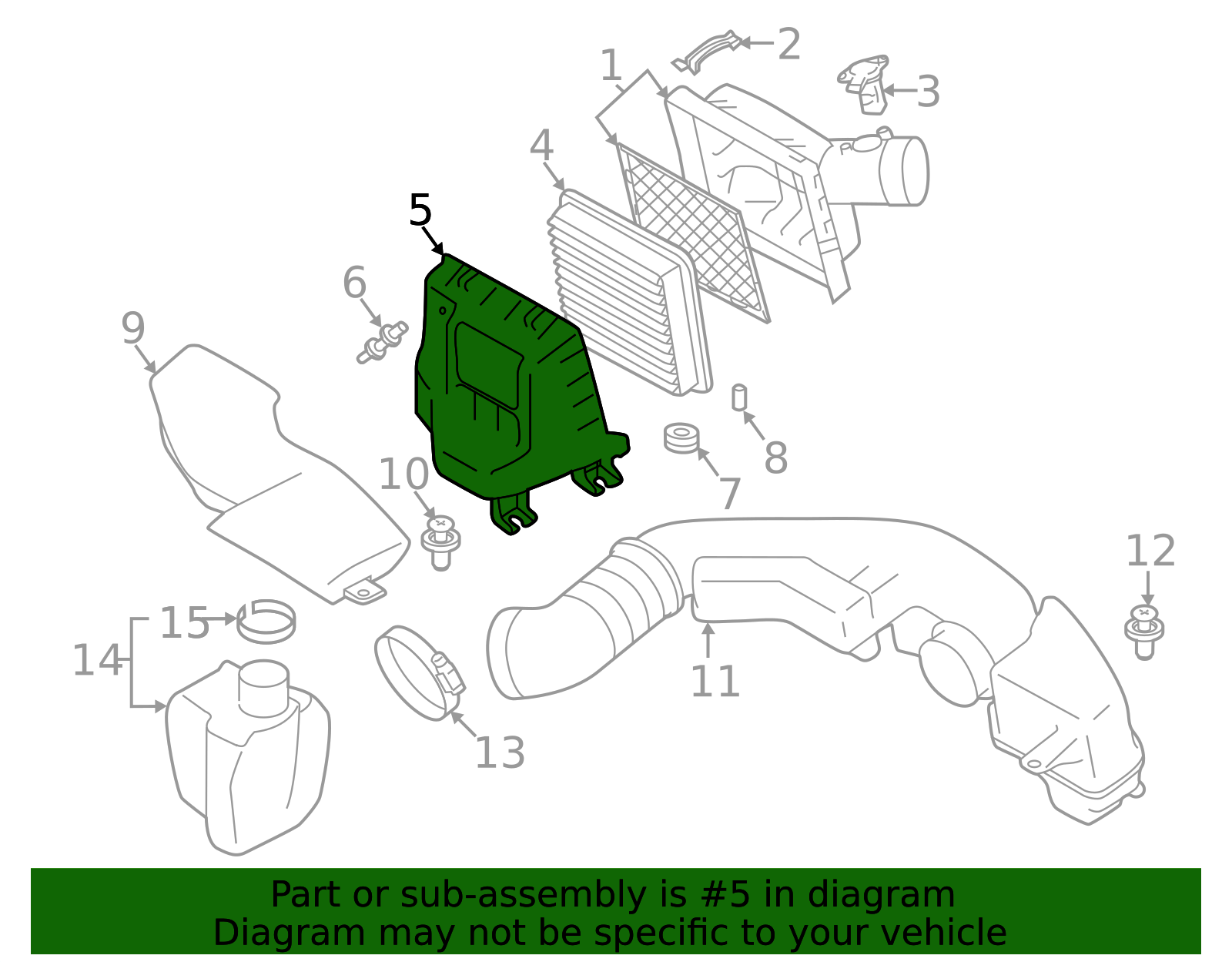 2018-2025 Subaru Lower Case 46052FL000 | Subaru Parts Guys