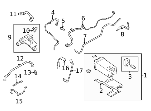 Emission Components for 2014 Lincoln MKT #0