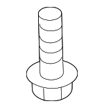 N90918701 - Body: Speaker Grille Bolt for Audi: A3, A3 Quattro, A3 Sportback e-tron, A4, A4 Quattro, A5, A5 Quattro, A5 Sportback, A8 Quattro, allroad, e-tron Quattro, e-tron S, e-tron S Sportback, e-tron Sportback, Q5, Q8, Q8 e-tron, Q8 e-tron Sportback, RS Q8, RS3, RS5, RS5 Sportback, S3, S4, S5, S5 Sportback, S8, SQ8, SQ8 e-tron, SQ8 e-tron Sportback Image