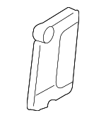 8P3881629A - Body: Bezel for Volkswagen: Beetle, Eos, Golf, Golf R, GTI, R32, Rabbit Image