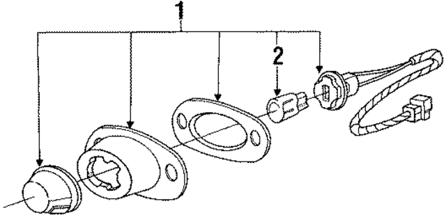 5207516 - Electrical: License Lamp for Mopar Image