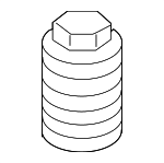 17117590119 - Cooling System: Radiator Upper Bracket for BMW Image