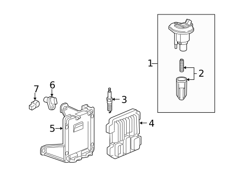 Control Modules for 2006 Isuzu i-280 #0