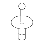 51471919209 - Engine: Air Deflector Rivet for BMW: 323Ci, 323i, 325Ci, 325i, 325xi, 328Ci, 328i, 328i xDrive, 328xi, 330Ci, 330i, 330xi, 335d, 335i, 335i xDrive, 335is, 335xi, M3, X5, X6 Image