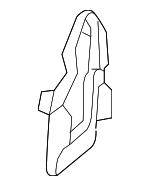 7FM27TX7AA - Body: Hinge Cover for Jeep: Gladiator Image