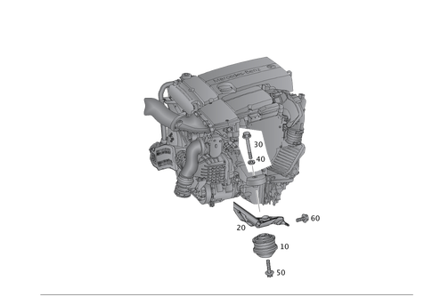 Engine Suspension for 2005 Mercedes-Benz SLK350 #0