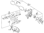 1243501132 - : Wheel Carrier for Mercedes-Benz Image