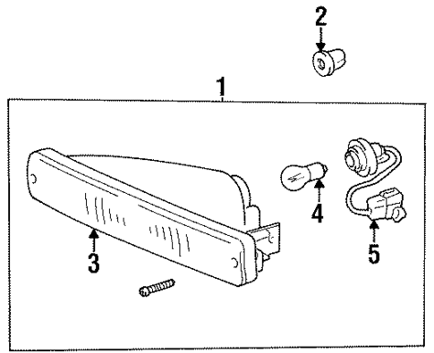 Signal Lamps for 1996 Lexus LX450 #0