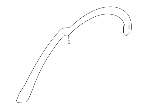 Exterior Trim - Quarter Panel for 2021 Jaguar E-Pace #0