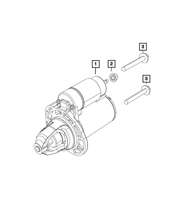 R6029852AA - Electrical: Engine Starter, Remanufactured for Mopar Image
