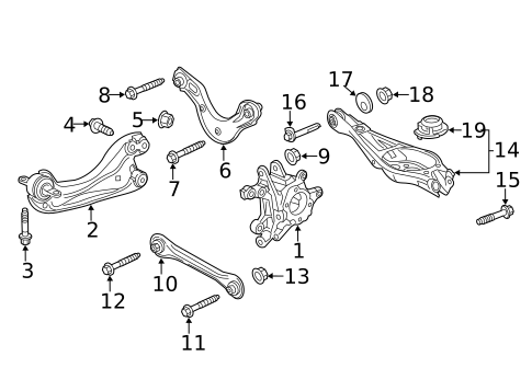 Rear Suspension for 2021 Honda Accord #0