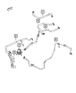 68043577AB - Air Conditioners and Heaters: Auxiliary Coolant Pump Bracket for Mopar Image