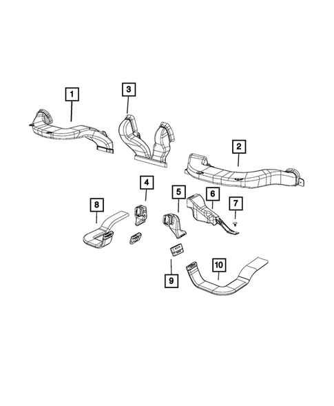 Air Ducts for 2021 Ram ProMaster City #0