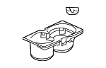 83413S9VA01ZA - Body: Cup Holder for Honda: Element, Pilot Image