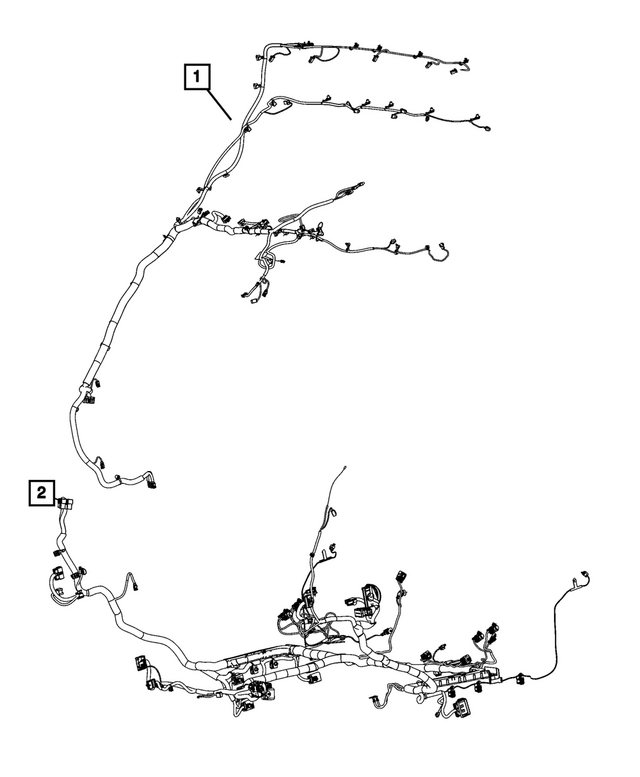 68591957AB - Electrical: Body Wiring for Mopar Image image