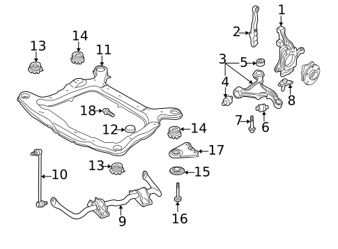Suspension Components for 2006 Volvo S80 #0