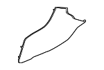 83404TG7A01ZA - Body: Front Cover for Honda Image