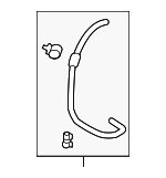 25450A8000 - Cooling System: Reservoir Hose for Kia: Optima Image