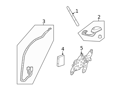 Antenna & Radio for 2009 Saturn Outlook #0