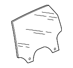 4KE845025A - Body: Door Glass for Audi Image