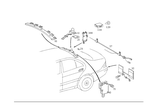 1246950033 - Electrical System: Spacer Piece for Mercedes-Benz Image