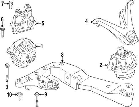 Engine & Trans Mounting for 2023 BMW 760i xDrive #0