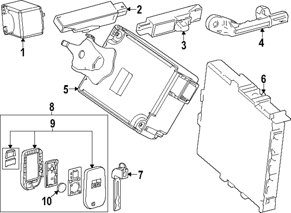 ともき1010 Master Key #69515-16110 | Autoparts.toyota.com