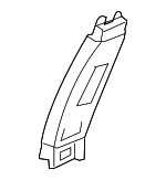 84111SWAA01ZB - : 2007-2011 Honda CR-V - Garnish Assembly R Center Pillar (Upper) *NH643L* (Light Gray) for Honda: CR-V Image