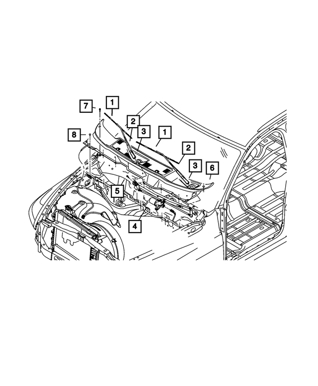 68800063AA - Electrical: Windshield Wiper Motor And Linkage for Mopar Image image