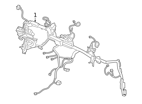 Wiring Harness for 2022 Kia Forte #1