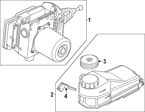 Master Cylinder - Components On Dash Panel for 2023 Land Rover Range Rover Sport #0