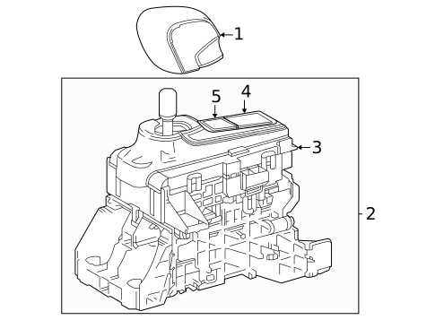 Gear Shift Control for 2025 Lexus TX500h #0