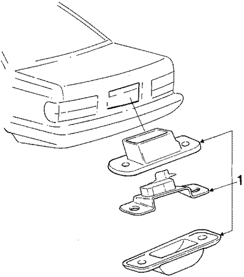 License Lamps for 1990 Audi 200 #0