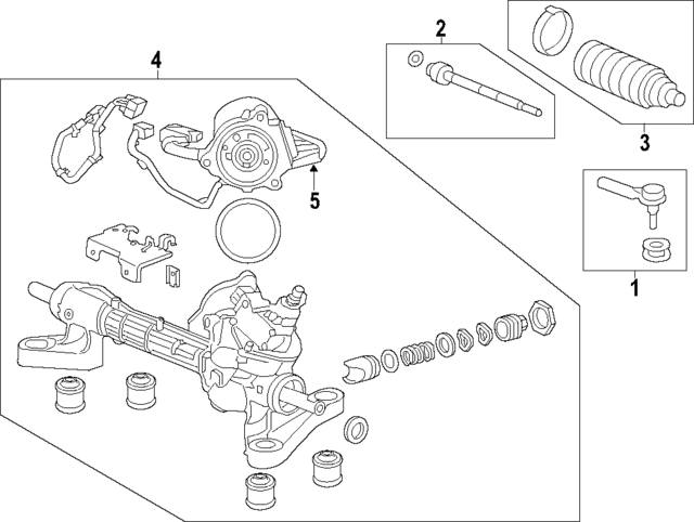 53602T0AA02 - : Power Steering Assist Motor for Honda Image