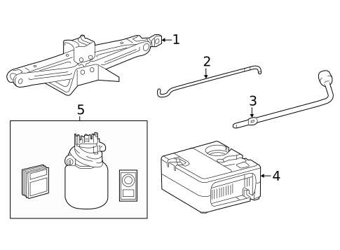 Jack & Components for 2025 Toyota Prius #0