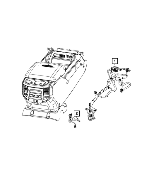 Wiring, Instrument Panel for 2025 Ram 1500 #1