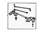 76530S6MA01 - Electrical: Wiper Linkage for Acura: RL, RSX Image