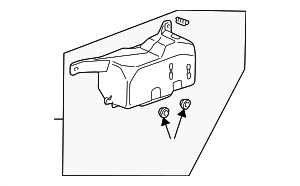 76840S7A013 - : Reservoir Assembly for Acura Image