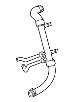 XR825340 - Belts &amp; Cooling: Radiator Coolant Hose for Jaguar Image