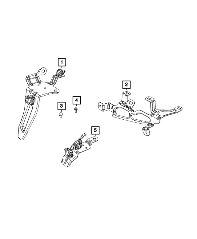 68274401AC - Electrical: Mounting Bracket for Mopar Image
