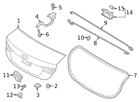 Lid & Components for 2022 Hyundai Accent #0