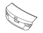 69200J0000 - : Trunk Lid for Hyundai Image