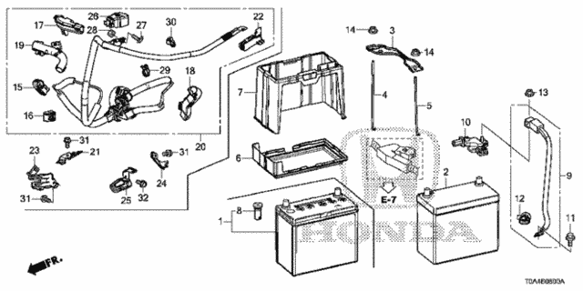 Battery for 2013 Honda CR-V #0
