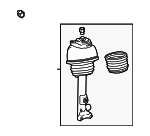 212320323864 - Suspension: Strut for Mercedes-Benz Image