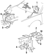 16823149 - Electrical: Driver Air Bag for Oldsmobile: Aurora Image