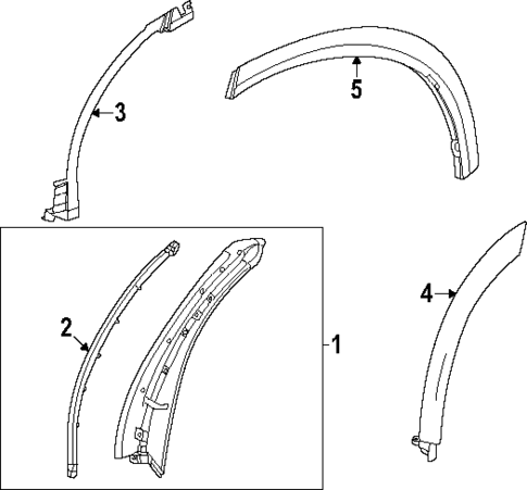 Exterior Trim - Quarter Panel for 2025 Toyota Crown Signia #0