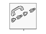 83240SNAA01YC - Body: Grip Handle for Honda: Accord, CR-V, Crosstour Image