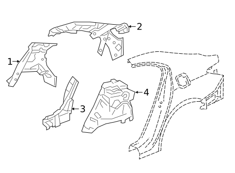 Inner Structure for 2017 Acura TLX #0