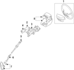 4510053650C0 - : Steering Wheel for Lexus: IS350 Image