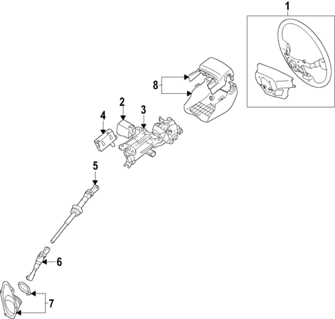 Steering Wheel for 2022 Lexus IS300 #0
